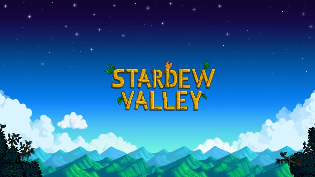 Stardew valley title screen