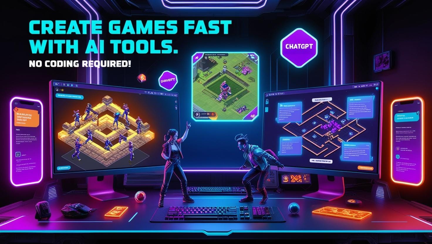 create games fast with AI tools
